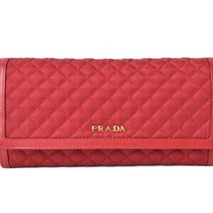Prada Outlet Wallets Long Wallet With Passcase 1 M1132 Nylon Quilted